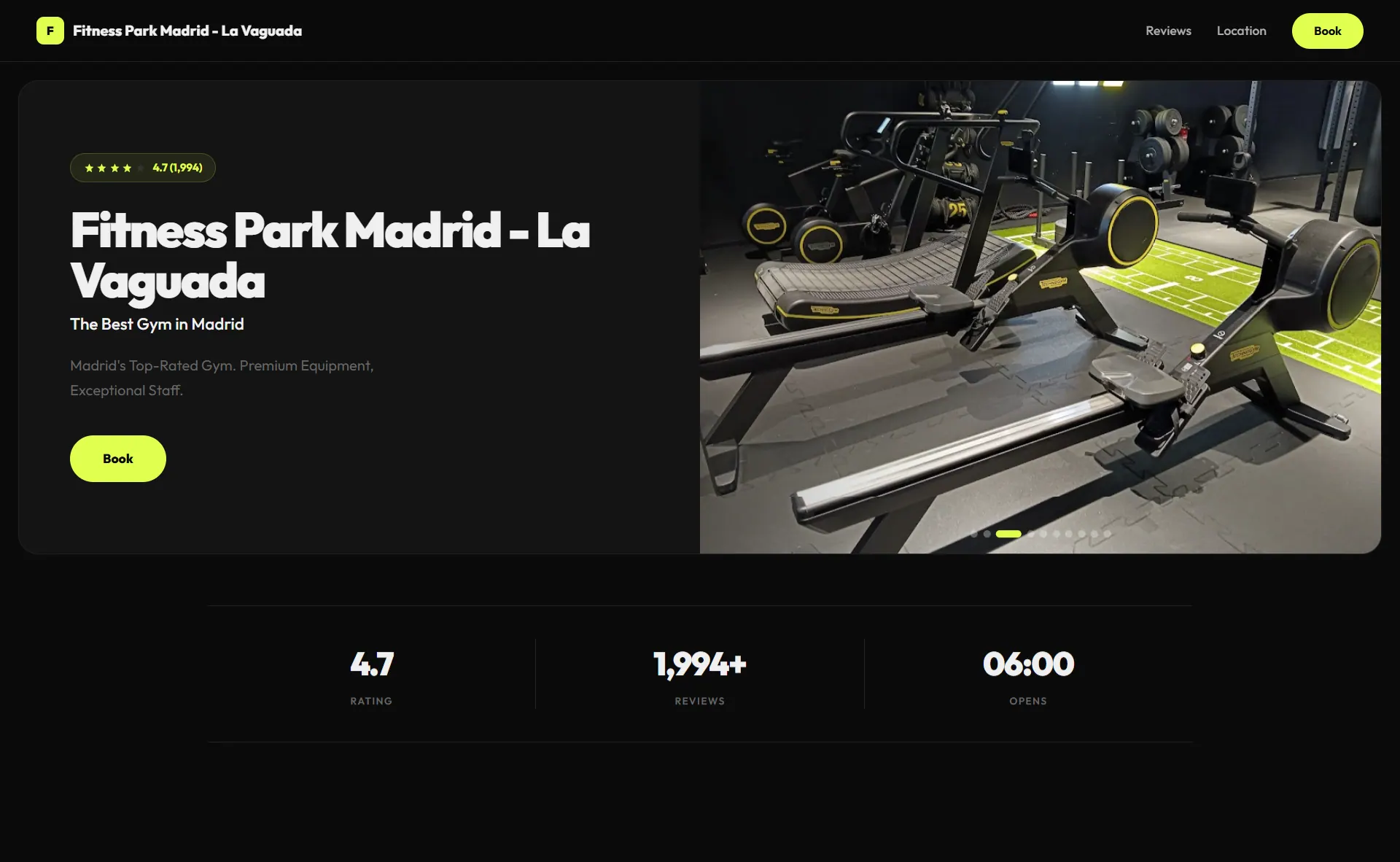 Website built with Mapslio 3